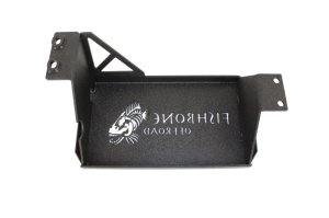 Jeep Wrangler Unlimited Skid Plate - Fishbone Offroad - Steel EVAP Canister - Black Textured Powdercoat - `07-`12